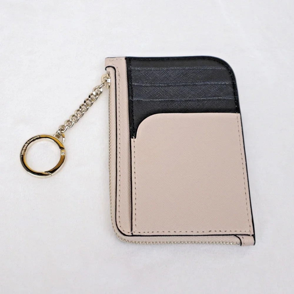 Kate Spade Cameron Medium L-Zip Card Holder Wallet Pink